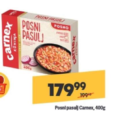 Posni pasulj Carnex 400g