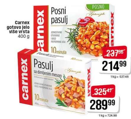 CARNEX GOTOVA JELA