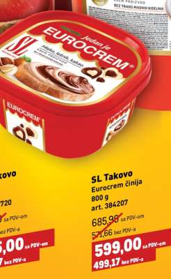 SL Takovo Eurocrem činija