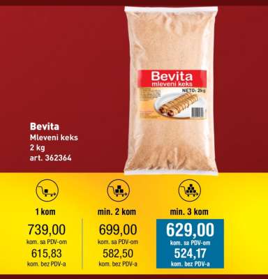 BEVITA MLEVENI KEKS
