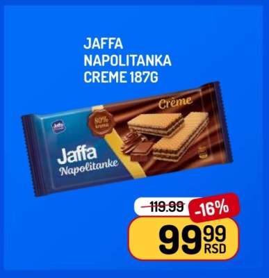Jaffa Napolitanka Creme 187g