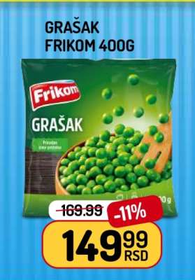 Grašak Frikom 400g