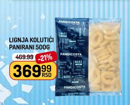 Lignja Kolutići Panirani 500g