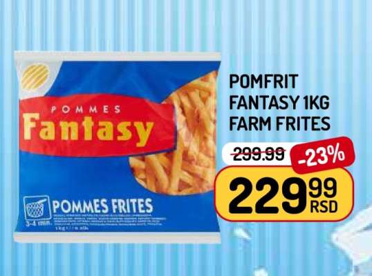 Pomfrit Fantasy 1kg Farm Frites