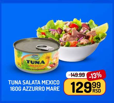Tuna Salata Mexico 160g Azzurro Mare