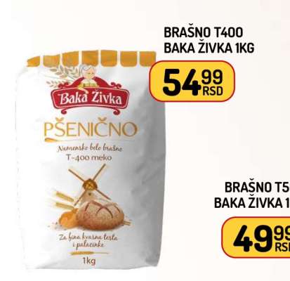Brašno T400 Baka Živka 1kg