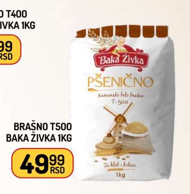 Brašno T500 Baka Živka 1kg