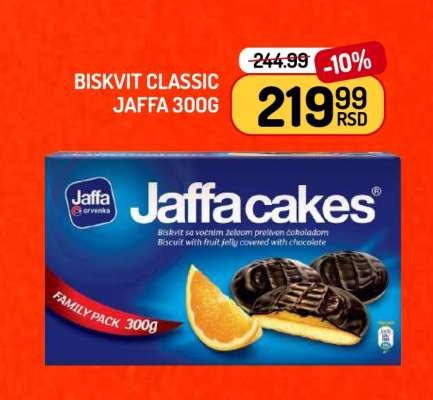 Biskvit Classic Jaffa 300g