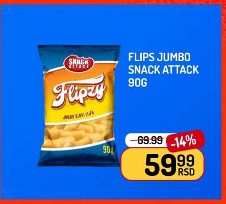 FLIPS JUMBO SNACK ATTACK 90g