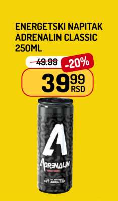 Energetski napitak Adrenalin Classic 250ml