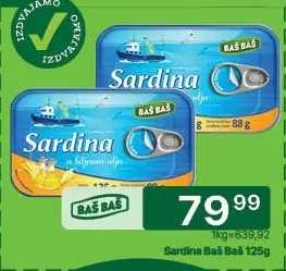 Sardina Baš Baš 125g