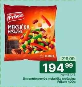 Smrznuto povrće meksička mešavina