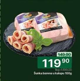 Šunka barena u kalupu 100g