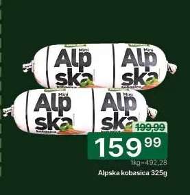 Alpska kobasica 325g