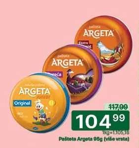 Pašteta Argeta 95g (više vrsta)