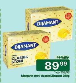 Margarin stoni classic Dijamant 250g