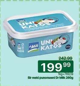 Sir meki punomasni Dr Milk 260g