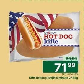 Kifla hot dog Tvojih 5 minuta 2×55g