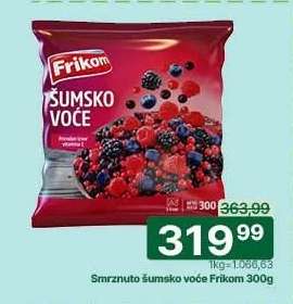 Smrznuto šumsko voće Frikom, 300g