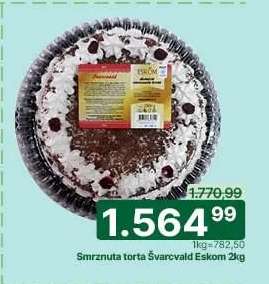 Smrznuta torta Švarcvald Eksom 2kg