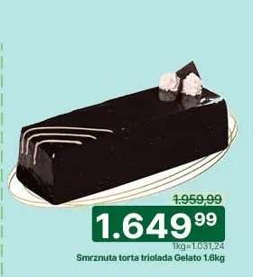 Smrznuta torta triolada Gelato 1.6kg