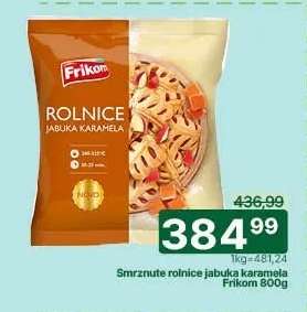 Smrznute rolnice jabuka karamela Frikom 800g