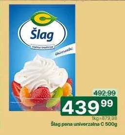 Šlag pena univerzalna C 500g
