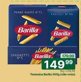 Testenina Barilla 500g više vrsta