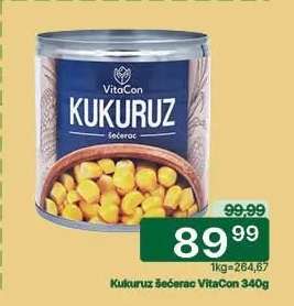 Kukuruz šećerac VitaCon 340g