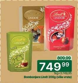 Bombonjera Lindt 200g