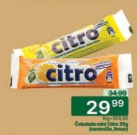 Čokolada mini Citro 35g