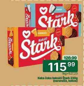Keks Čoko keksici Stark 220g