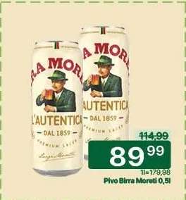 Pivo Birra moreti 0,5l