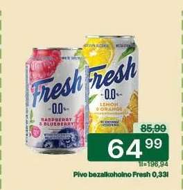 Pivo bezalkoholno Fresh 0,33l