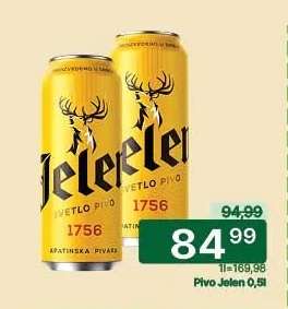 Pivo Jelen 0,5l