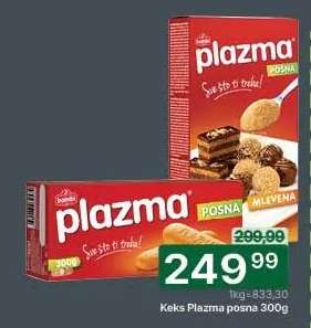 Keks Plazma posna 300g