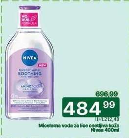 Micelarna voda za lice osetljiva koža Nivea 400ml