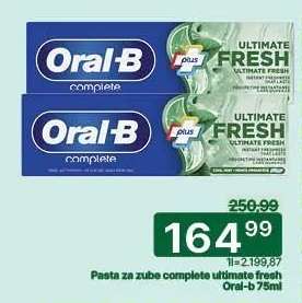 Pasta za zube complete ultimate fresh Oral-B 75ml