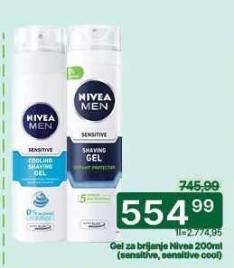 Gel za brijanje Nivea 200ml