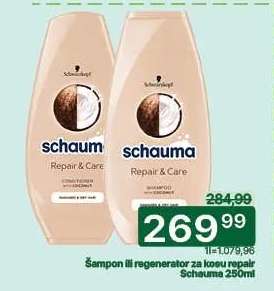 Šampon ili regenerator za kosu repair Schauma 250ml
