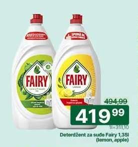 Deterdžent za sude Fairy 1,35l