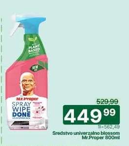 Sredstvo univerzalno blossom Mr.Proper 800ml