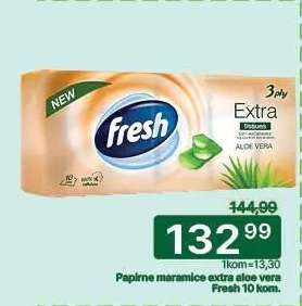 Papirne maramice extra aloe vera Fresh 10 kom.