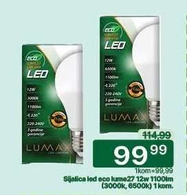 Sijalica led eco lume27 12w 1100lm
