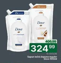 Sapun tečni dopuna regular Dove 500ml