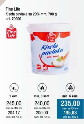 Fine Life Kisela pavlaka