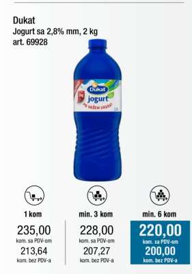 Dukat jogurt