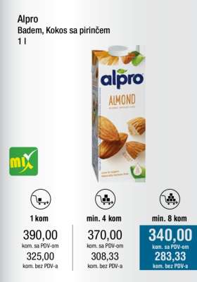 Alpro Badem, Kokos sa pirinčem