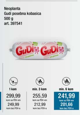 Neoplanta Gudi posebna kobasica