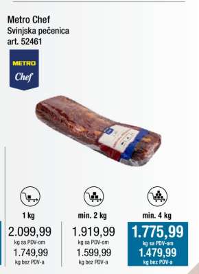 Metro Chef Svinjska pečenica